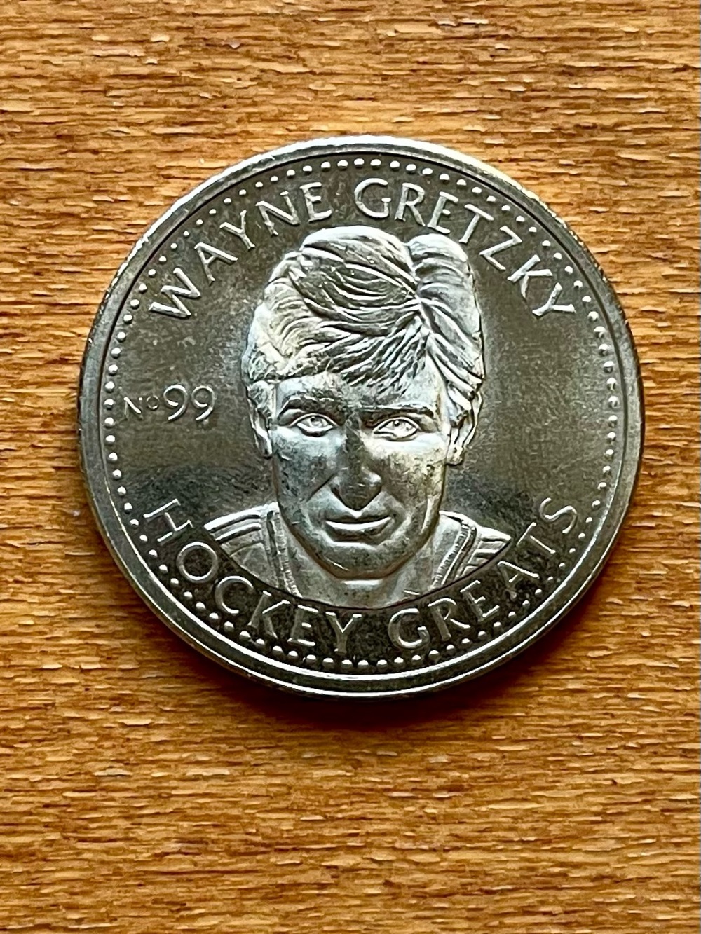 1996-97 Hockey Greats Wayne Gretzky Coin